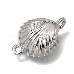 Verbindungsstücke aus Messing in Muschelform&nbsp;KK-K427-03P