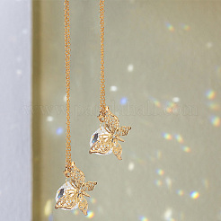 3 stücke 3 arten kristallglas tropfen suncatchers prismen auto hängende anhänger dekorationen&nbsp;HJEW-PH01676
