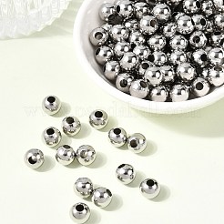 Perlas redondas huecas con costura de acero inoxidable 304 resistentes al deslustre&nbsp;STAS-R032-8mm