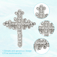 6 Stück Strass-Kreuzstickerei für Stoffaccessoires&nbsp;FIND-HY0003-81B