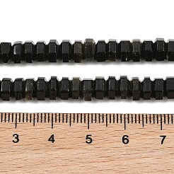 Natürliche goldenen Glanz Obsidian Perlen Stränge&nbsp;G-G317-A31-3X6MM