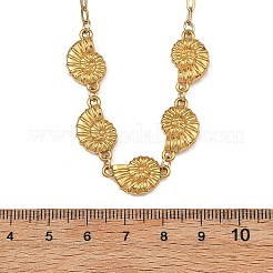 Colliers à pendentif en forme de coquillage en acier inoxydable 304&nbsp;NJEW-JN06311-01