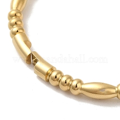 Bracelet ovale en acier inoxydable 304 avec placage ionique (IP)&nbsp;AJEW-Z012-01G