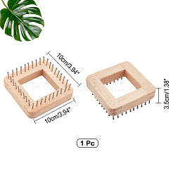 Métier à tricoter à bobine de bois&nbsp;TOOL-WH0051-09