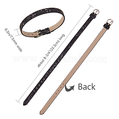 Bracelet en cuir pu&nbsp;BJEW-SC0001-07A