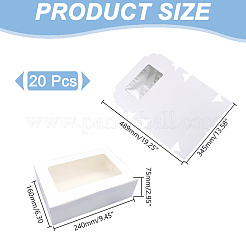 Kuchenpapierschachtel&nbsp;CON-WH0098-15C-02