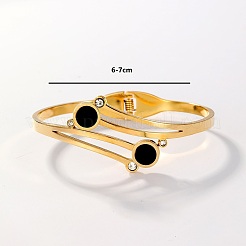 Braccialetti con cerniera in acciaio inossidabile da donna&nbsp;DZ3725-1