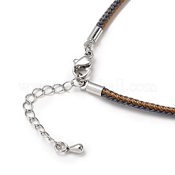 Halskettenherstellung aus geflochtener Nylonschnur mit 2.5 mm Durchmesser&nbsp;FIND-G095-01P