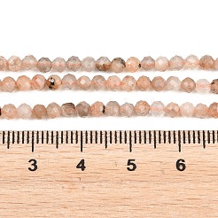 Natürliche sunstone Perlen Stränge&nbsp;G-RM250104-C1