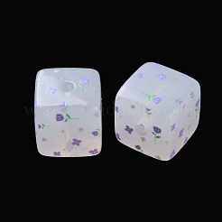 Perles acryliques imprimées&nbsp;MACR-S374-11C-05