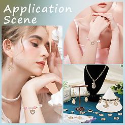 32 Stück 8 Stile Legierung Strass Anhänger Sets&nbsp;ALRI-SC0001-56