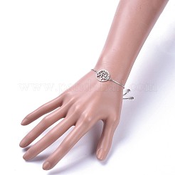 Verstellbare Armbänder aus Messing&nbsp;BJEW-JB04300-01