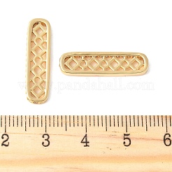 Distanziatori in ottone micro pavé di zirconi cubici trasparenti&nbsp;KK-U064-20A-G
