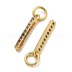 Gestell Messing Zirkonia Anhänger&nbsp;KK-M258-07G