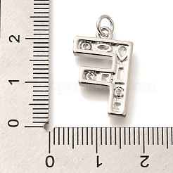 Pendentifs en laiton zircon cubique transparent&nbsp;KK-G521-01P-F