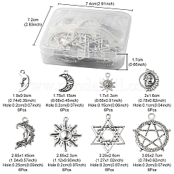 Fascini della frutta della lega di stile tibetano di stile 48pcs 8&nbsp;TIBEP-FS0001-12