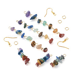 DIY-Chakra-Edelstein-Ohrring-Herstellungskits&nbsp;DIY-TA0009-02