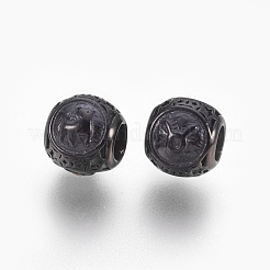 Perline europee in acciaio inossidabile chirurgico 316&nbsp;STAS-P212-18B-04