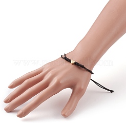 Unisex verstellbare Nylonfaden geflochtene Perlenarmbänder&nbsp;BJEW-JB05832-01