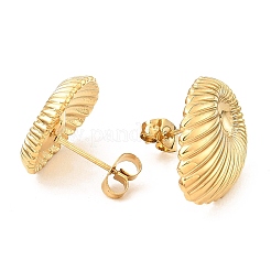 Orecchini a bottone in acciaio inossidabile 304 per donna&nbsp;EJEW-E291-12G