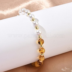 Armbänder aus natürlichen und synthetischen Muscheln für Damen&nbsp;BJEW-JB13725