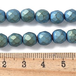 Fili di perline di ematite sintetica non magnetica elettrolitica&nbsp;G-S382-01H