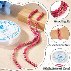 Kits de fabrication de bracelets en perles de jaspe naturel&nbsp;DIY-TA0002-69F