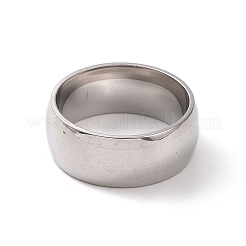 Bague en acier inoxydable 201 anti-ternissement pour femme&nbsp;RJEW-I089-42P