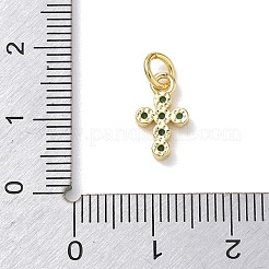 Ottone micro spianare fascino zirconi&nbsp;KK-L268-015G-B08