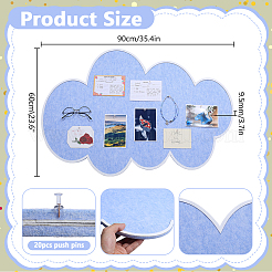 Selbstklebende Pads aus Cloud-Polyesterfaser&nbsp;AJEW-WH0709-204