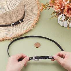 2 pz di fasce per cappelli in pelle per accessori per cappelli&nbsp;FIND-HY0004-82