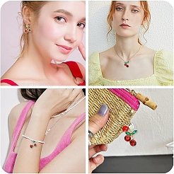 16 stücke 4 stile legierung strass anhänger&nbsp;FIND-YW0012-48