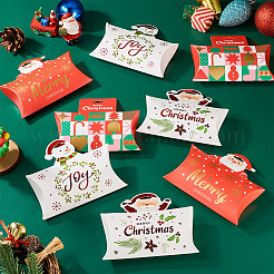 20 stücke 4 stile weihnachten thema papier kissen geschenk boxen&nbsp;CON-TA0001-25