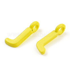 Placage de crémaillère en alliage peint par pulvérisation Pendentifs à 1 boucle&nbsp;PALLOY-N176-01J