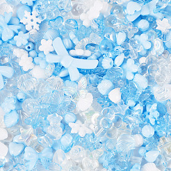 100 g transparente und undurchsichtige Acrylperlen&nbsp;TACR-TA0001-57D