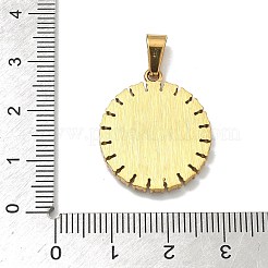 Pendentifs en acier inoxydable 304 sur le thème de la Vierge Marie&nbsp;STAS-F336-05B-G