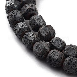 Fili di perle di roccia lavica naturale&nbsp;G-H303-C29