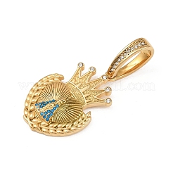 Acciaio inossidabile 304 con pendenti in strass&nbsp;STAS-Z171-25G-01