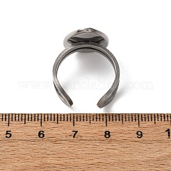 Offene Manschettenbeschläge aus Edelstahl 304&nbsp;STAS-R123-02H-P