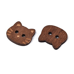 Holzknöpfe in Katzenform&nbsp;BUTT-T013-11A