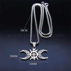 Colliers avec pendentif en acier inoxydable 201&nbsp;FS-WGF6F96-01