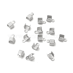 Emembouts à sertir pliables en acier inoxydable 304 résistants au ternissement&nbsp;STAS-P319-02P