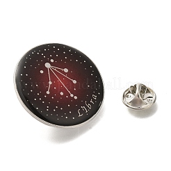 Zwölf konstellation kreative legierung abzeichen konstellation broschen&nbsp;LS-JEWB-S033-01P-G