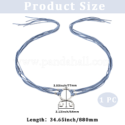 Polyester-Kettengürtel für Damenkleider&nbsp;AJEW-WH20018-51C