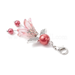 Angelo in vetro e decorazioni pendenti in acrilico&nbsp;HJEW-JM03589