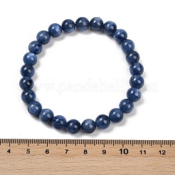 Stretch-Armbänder aus natürlichen Kyanitperlen für Männer und Frauen&nbsp;BJEW-R023-01