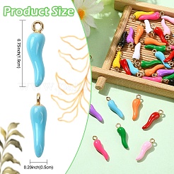 40pcs 10 pendentifs en alliage de couleurs&nbsp;FIND-YW0012-52