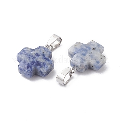 Pendentifs en pierres précieuses mixtes naturels et synthétiques&nbsp;G-K359-02P-M