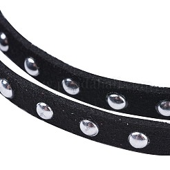 Faux Wildleder Band Kunstleder Kordel&nbsp;LW-Q016-5mm-S1090