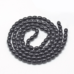 Chapelet de perles en verre baking paint&nbsp;X-DGLA-S115-8x6mm-Y49